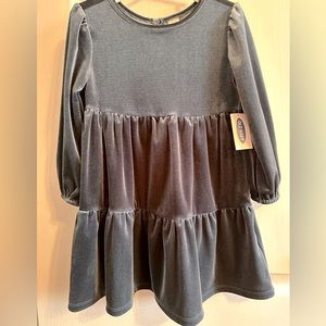 Toddler Girl Navy Velvet Dress size 3t!
